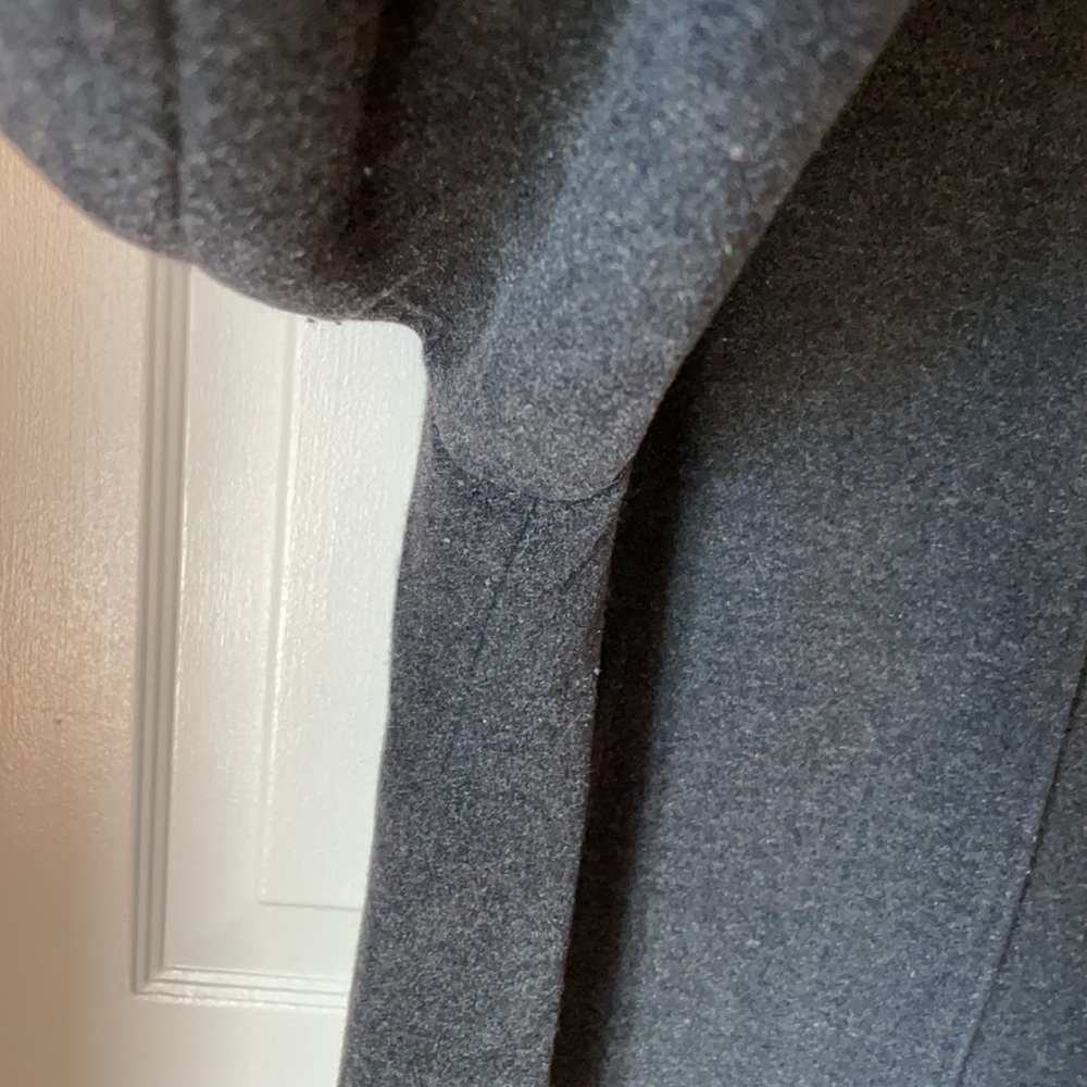 πHPπ DONNYBROOK Vintage Style Faux Fur Trimmed Hooded Wool Blend Long CoatβοΈ - Picture 9 of 14